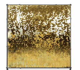 Gold Shimmer Wall 8x8