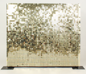 White Gold Shimmer Wall 8x8
