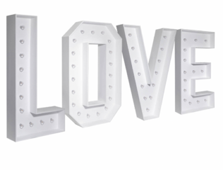 LOVE 4ft Marquee Letters