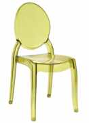 Kids Yellow Victoria Ghost Chair