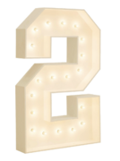 4 FT MARQUEE NUMBER- 2