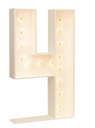 4 FT MARQUEE NUMBER- 4