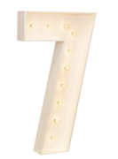 4 FT MARQUEE NUMBER- 7