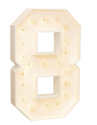 4 FT MARQUEE NUMBER- 8