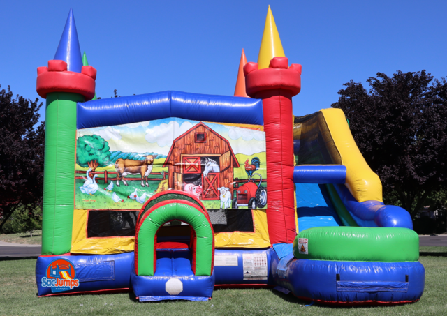 Barnyard Party Jumper and Slide Barnyard Party Jumper and Slide