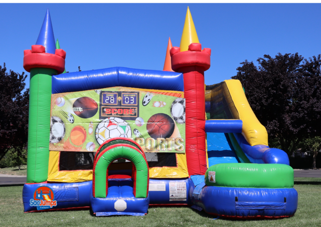 Sports Party Jumper and Slide Sports Party Jumper and Slide