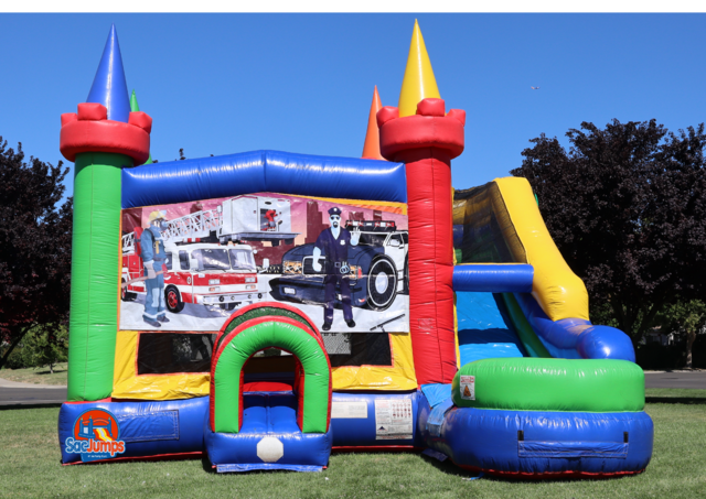 First Responders Party Jumper and Slide First Responders Party Jumper and Slide