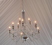 LIGHTS NICKLE PLATED 36' CHANDELIER (12 LIGHTS) LIGHTS NICKLE PLATED 36' CHANDELIER (12 LIGHTS)