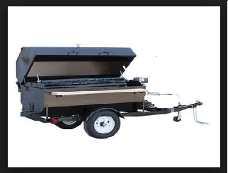 TOW BEHIND CHARCOAL SMOOKER/GRILL