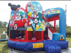 Mickey's  Club Bounce House Slide Combo