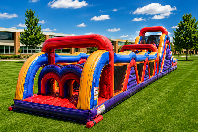 ( 70ft Marble Mania Obstacle Course ) ( 70ft Marble Mania Obstacle Course )