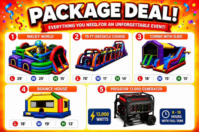 FOR BIG EVENT UP TO 200 KIDS FOR BIG EVENT UP TO 200 KIDS