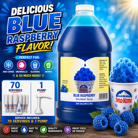 Snow-Cone Syrup Blue Raspberry 1gl Snow-Cone Syrup Blue Raspberry 1gl