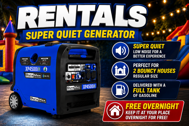 DuroMax XP4500iH 4,500 Watt Portable Dual Fuel Inverter Generator DuroMax XP4500iH 4,500 Watt Portable Dual Fuel Inverter Generator