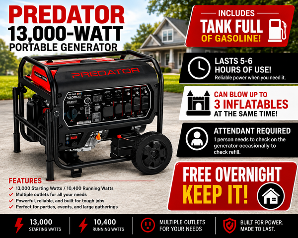 PREDATOR 13,000 Watt PREDATOR 13,000 Watt
