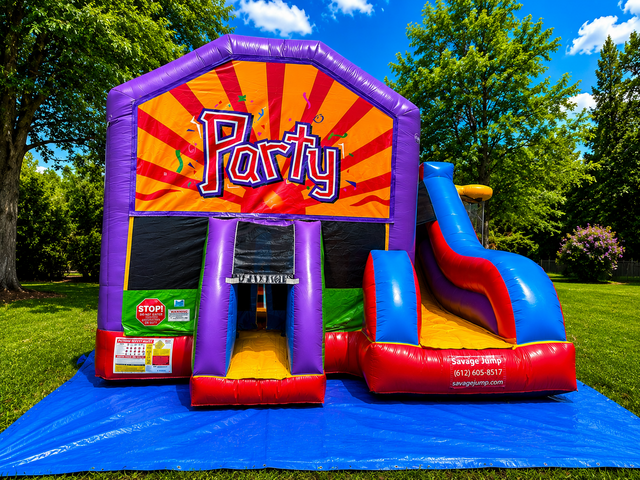 Party Wacky With slide Rental Party Wacky With slide Rental