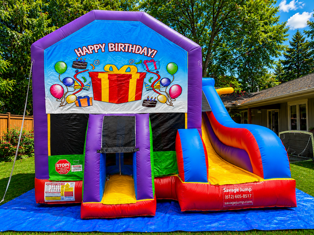 Happy Birthday With slide Rental Happy Birthday With slide Rental