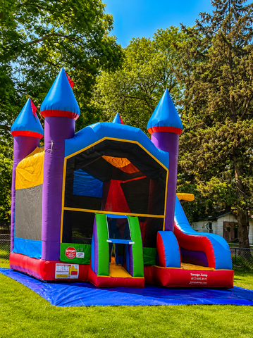 Plain Castle With a slide a Rentals Plain Castle With a slide a Rentals