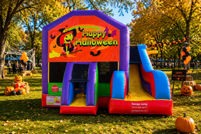 Halloween Wacky With slide Rental Halloween Wacky With slide Rental