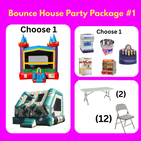 Bounce House Party Package 1 Bounce House Party Package 1
