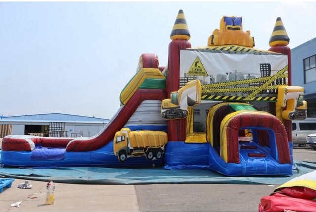 Construction Zone 3D Double Slide Combo Construction Zone 3D Double Slide Combo