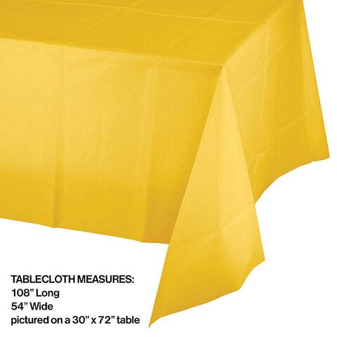 School Bus Yellow Table Cover School Bus Yellow Table Cover