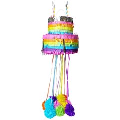 Fancy Cake Pinata with Pull Strings