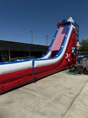Stars and Strips 20ft Climbing Tower Slide