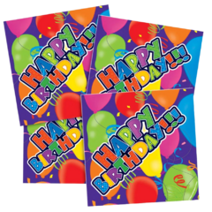 Happy Birthday Colorful Napkins