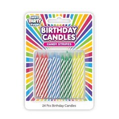 Birthday Candles Candy Strips