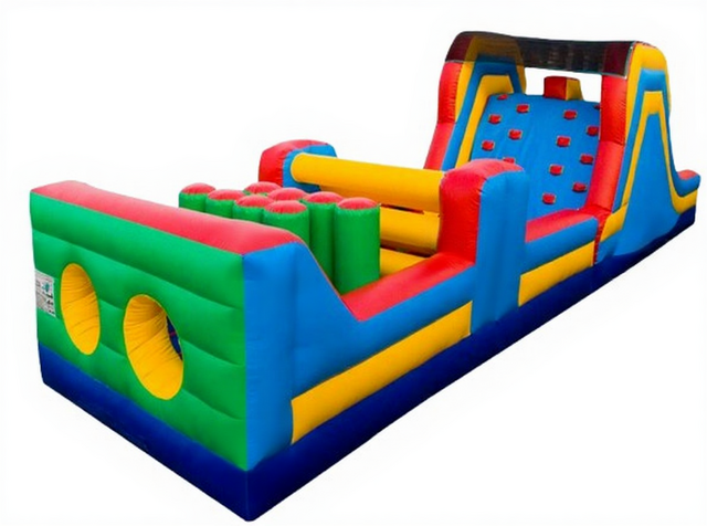40Ft Obstacle with Slide 40Ft Obstacle with Slide