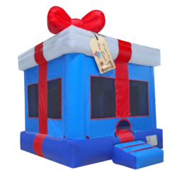 Blue Gift box 15x15 Bounce House