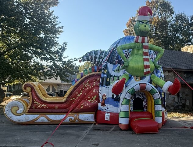 Grinch Santa Sleigh Grinch Santa Sleigh