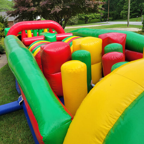 31 ft multi color obstacle course 31 ft multi color obstacle course