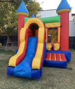 2 in 1 Jumping Balloons Dry Slide