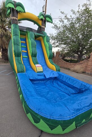 Green Jungle Water Slide Green Jungle Water Slide