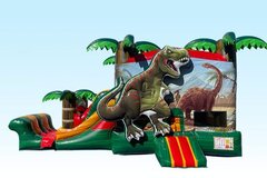 Dinosaur T Rex Bounce House with Slide