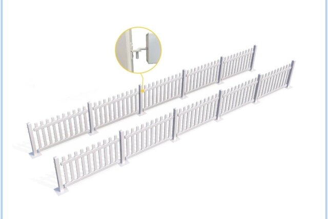 White Picket Fence 60ft Crowd Control White Picket Fence 60ft Crowd Control