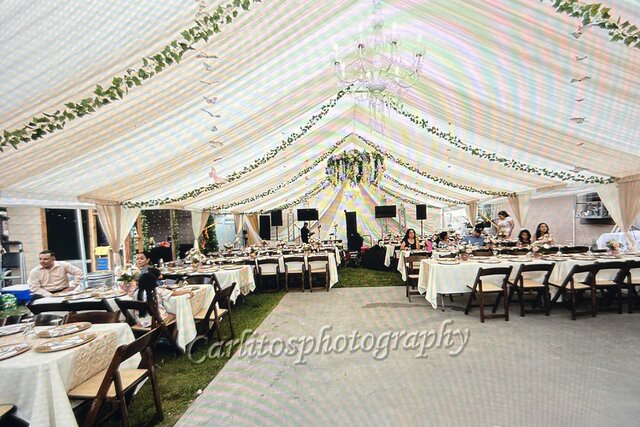 20x40 canopy drapped 20x40 canopy drapped