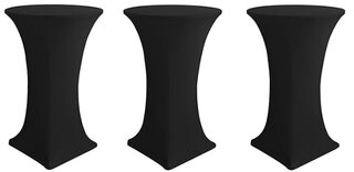 Black Spandex Cocktail Table Cover