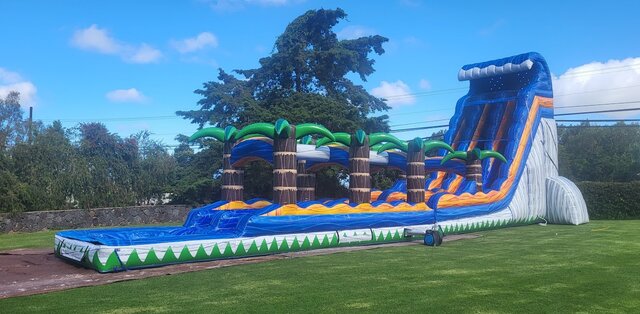 24' Tidal Wave W/Slip & Slide (Dual Lane) 24' Tidal Wave W/Slip & Slide (Dual Lane)