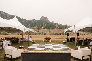 15x15 Checkered Dance Floor
