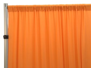 Orange Spandex Drapes