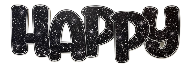 HB - Black Glitter EZ Set HB - Black Glitter EZ Set