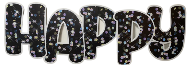 HB - Black Confetti EZ Set HB - Black Confetti EZ Set