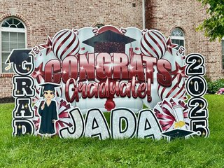 Maroon & White Congrats Graduate