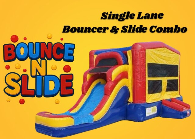 Bounce 'N Slide Bouncer with Slide Combo Bounce 'N Slide Bouncer with Slide Combo