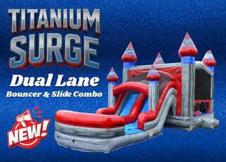 Titanium Surge Bouncer with Slide Combo