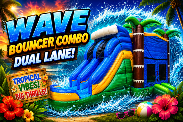 Wave Bouncer Combo Dual Lane Wave Bouncer Combo Dual Lane