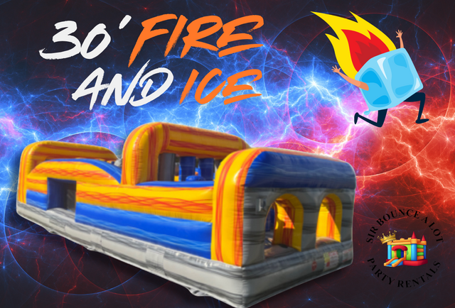 30' Fire and Ice obstacle course 30' Fire and Ice obstacle course